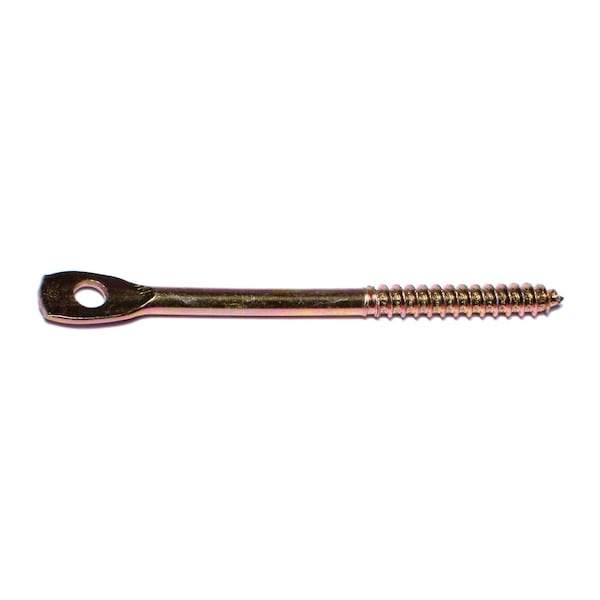 Midwest Fastener Lag Screw, 1/4 in, 4 in, Steel, Zinc Plated Hex 100 PK 01371 - main